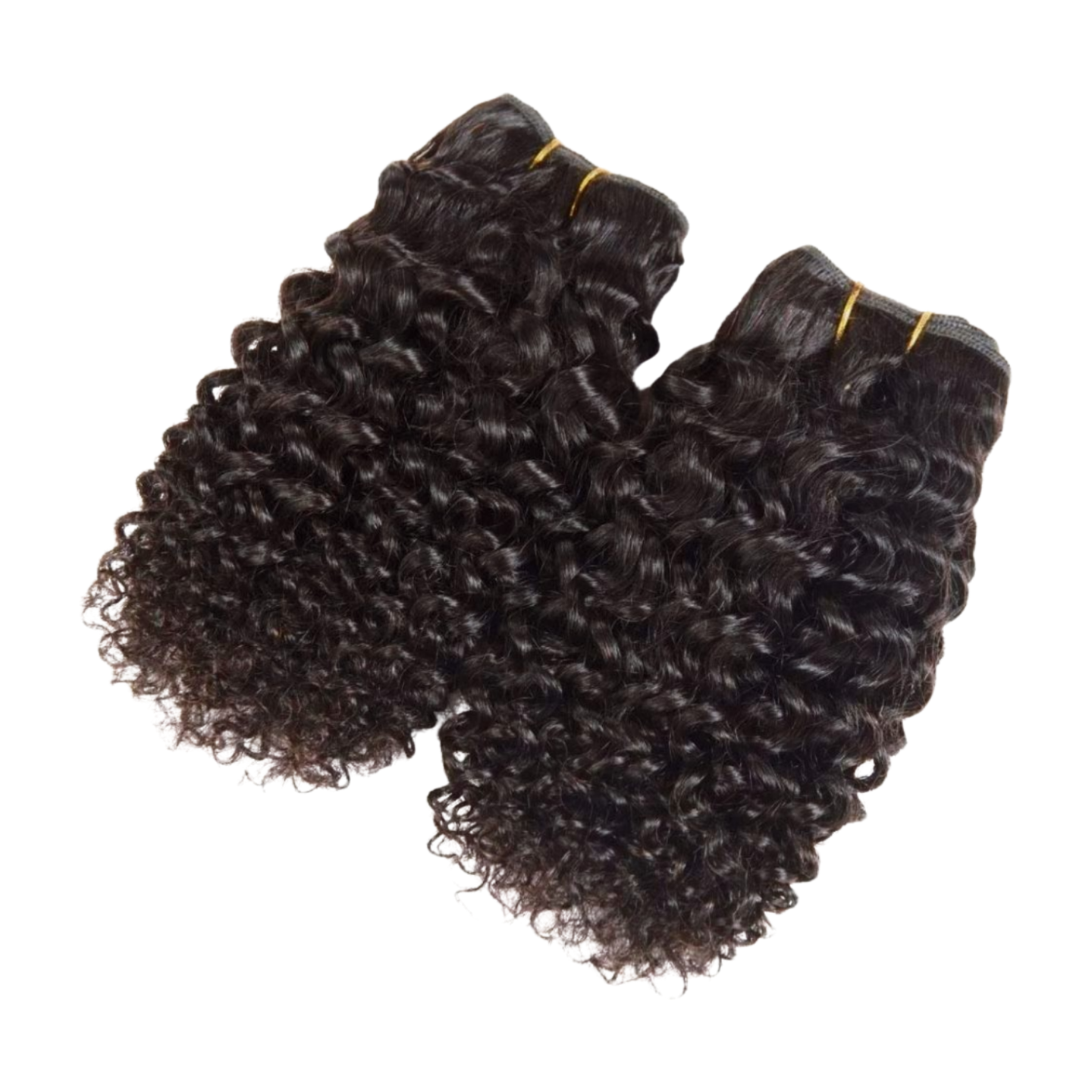 Raw Indian Curly Hair Bundled Wefts