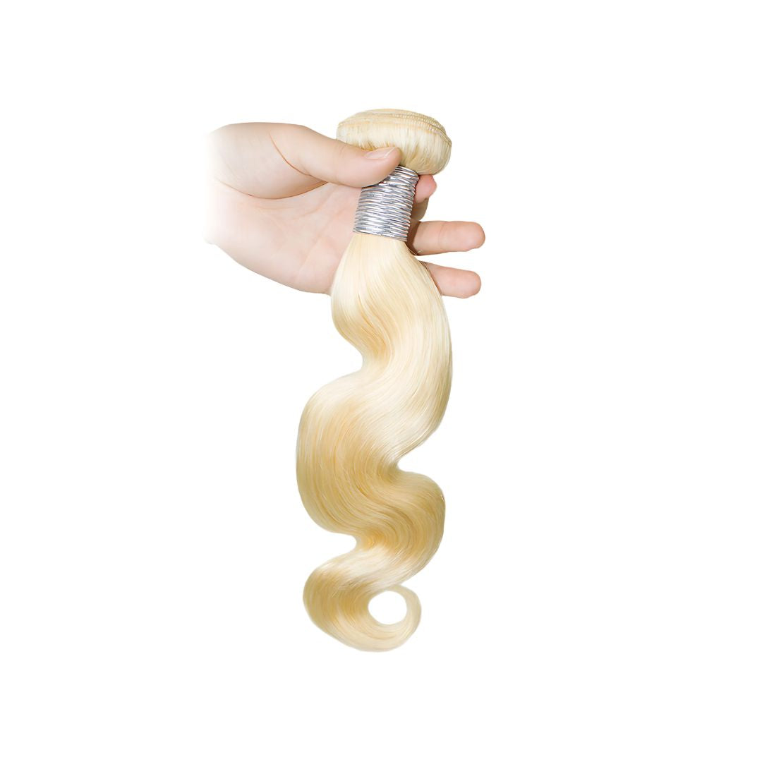 Blonde Body Wave Hair Bundled Wefts