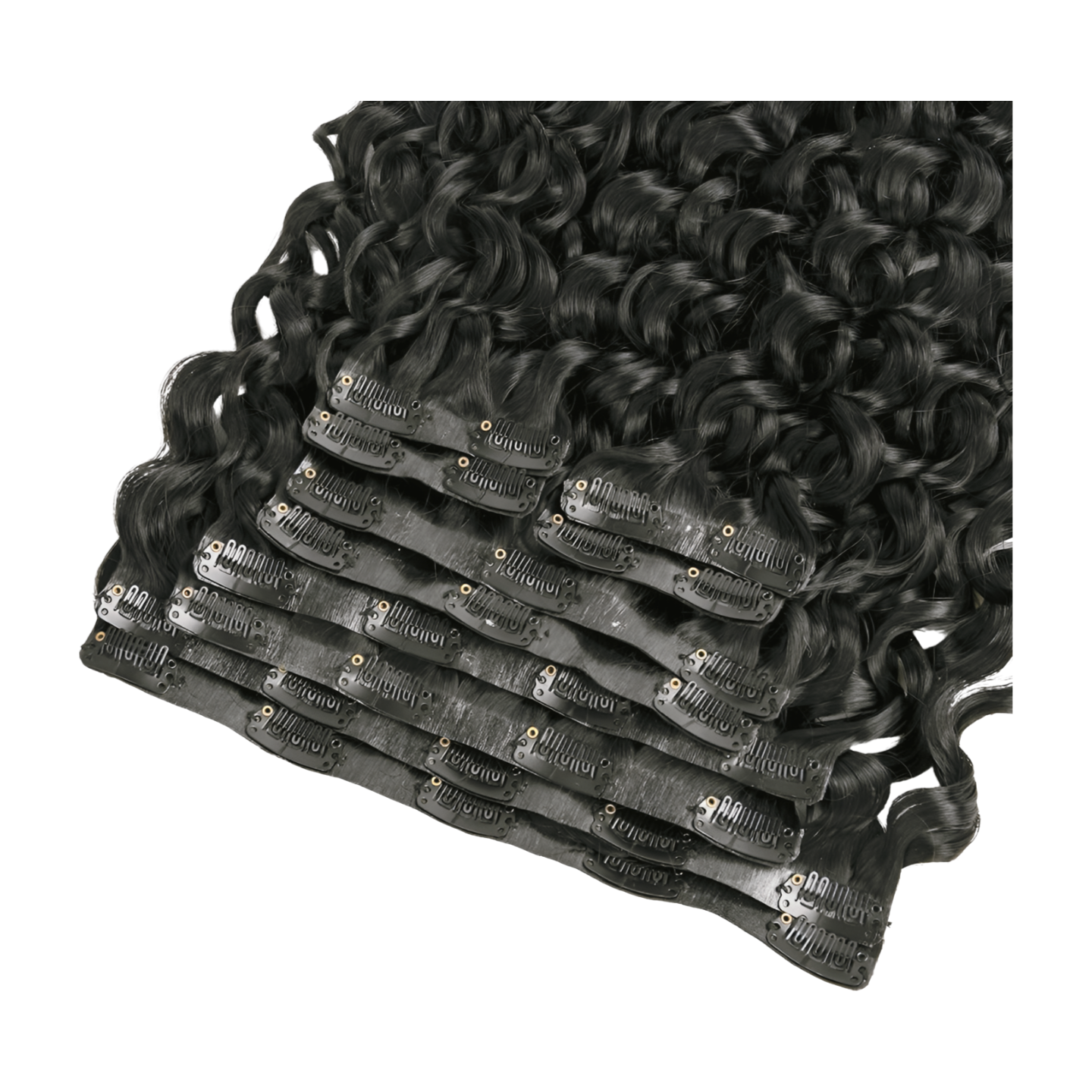 Kinky Curly Seamless Clip In Hair Extensions