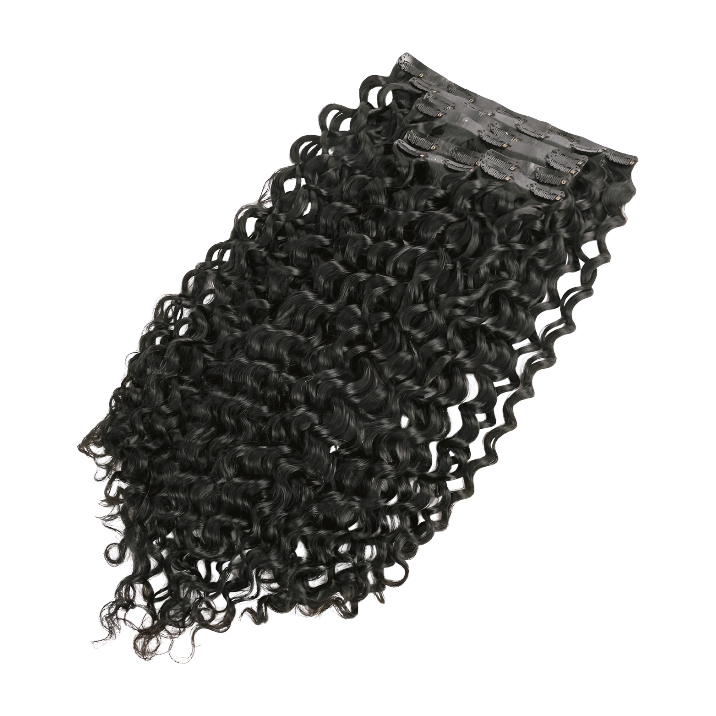 Kinky Curly Seamless Clip In Hair Extensions