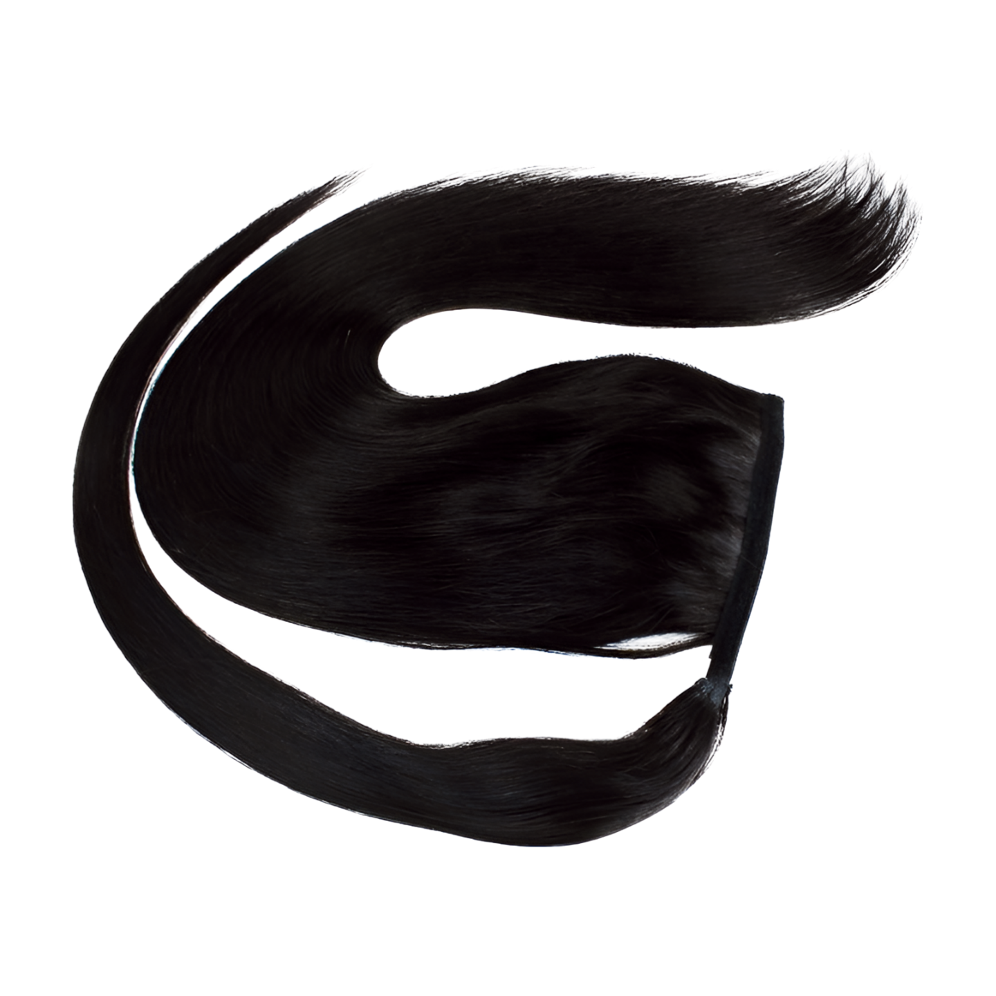 Jet Black Wrap Around Ponytail