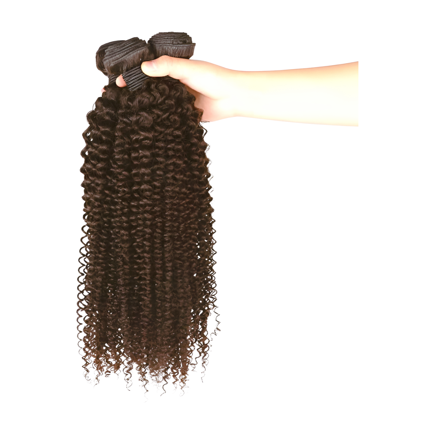 Kinky Curly Hair Bundled Wefts
