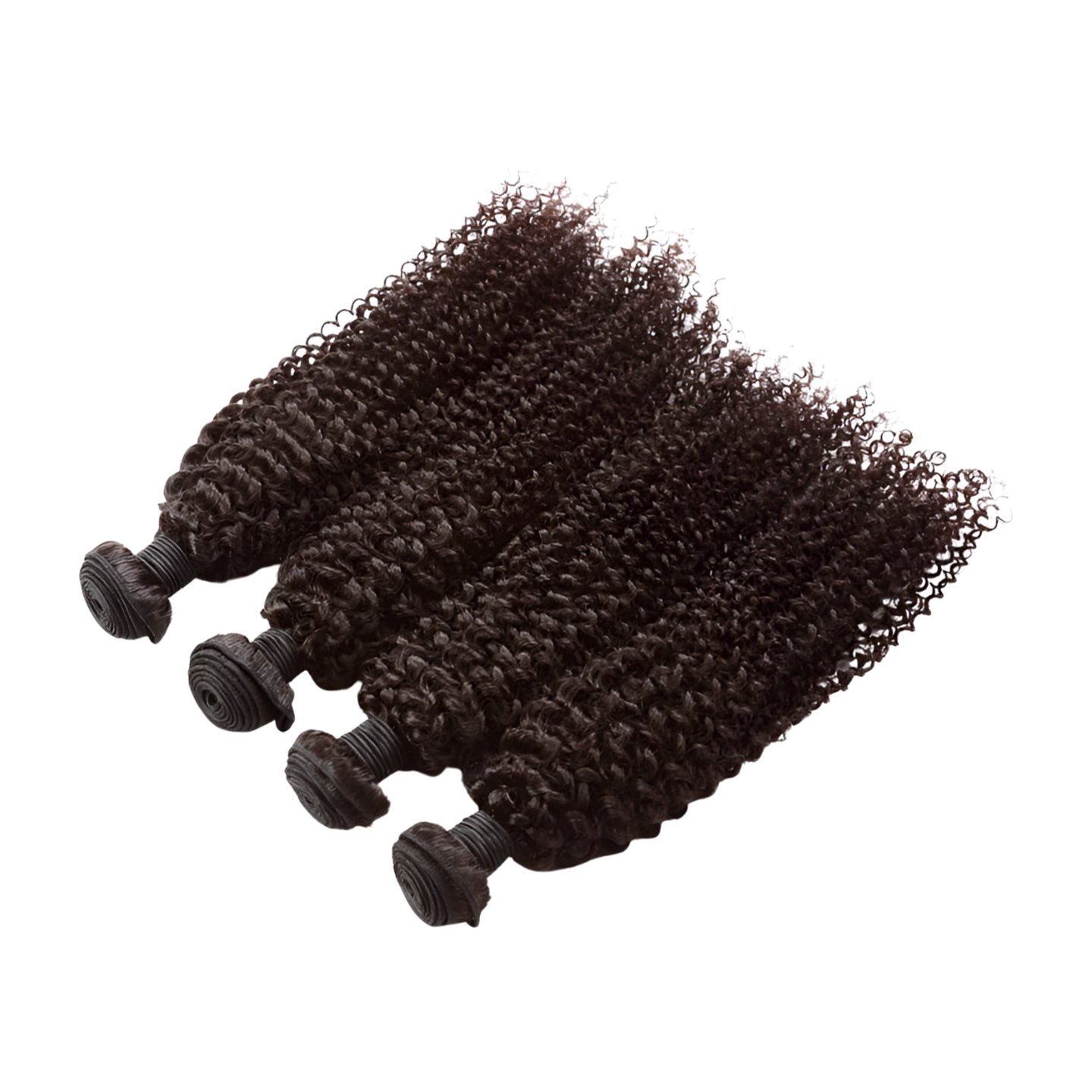 Kinky Curly Hair Bundled Wefts