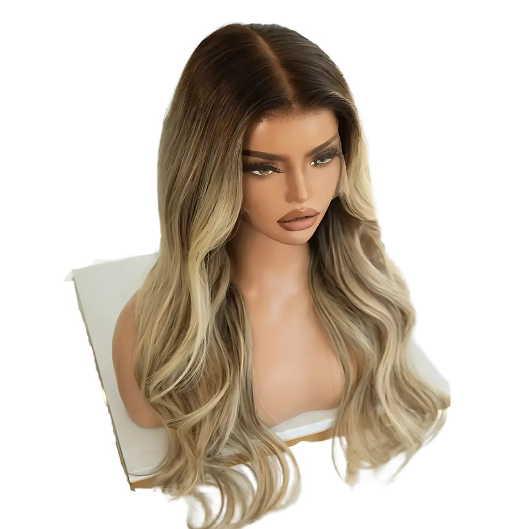 Celestial Harmony: The Long Ombre Lace Front Wig