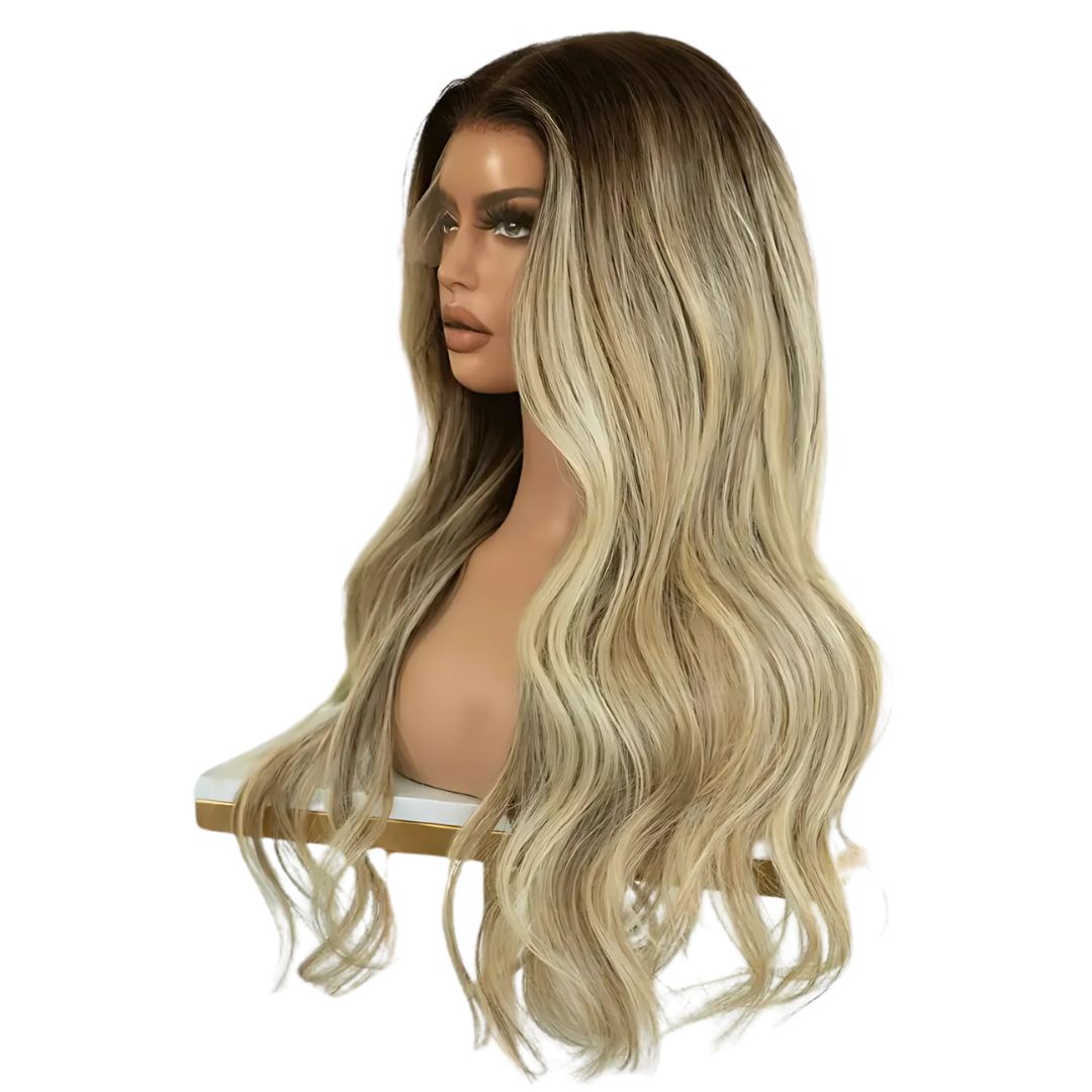 Celestial Harmony: The Long Ombre Lace Front Wig