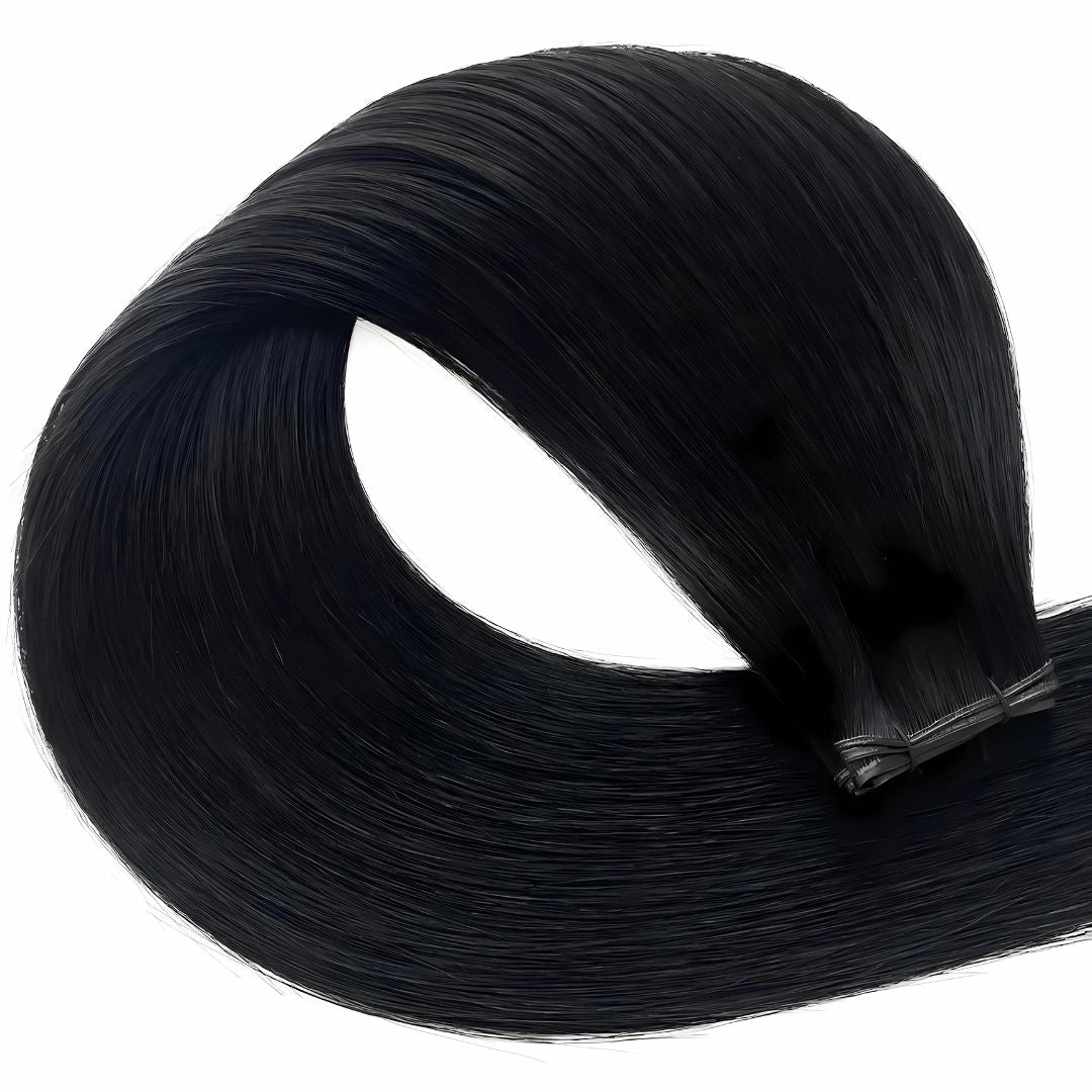 Black Straight Genius Hair Weft Extensions
