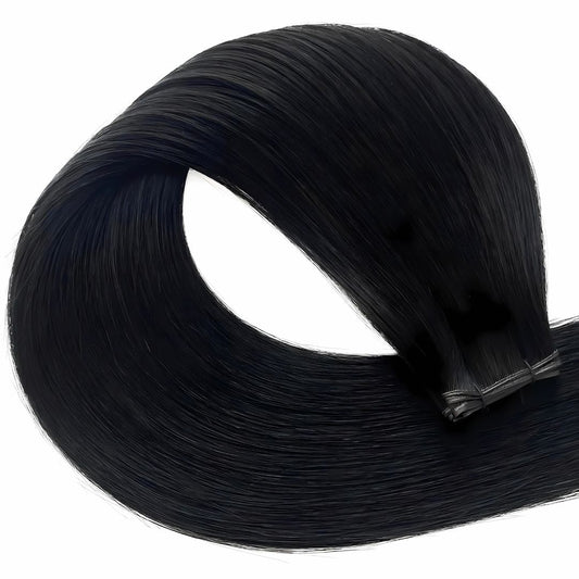 Black Straight Genius Hair Weft Extensions