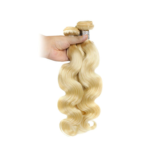 Blonde Body Wave Hair Bundled Wefts