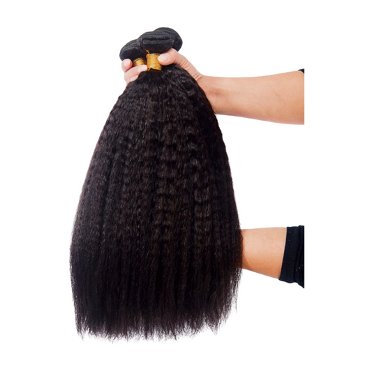 Afro Kinky Straight Hair Bundled Wefts