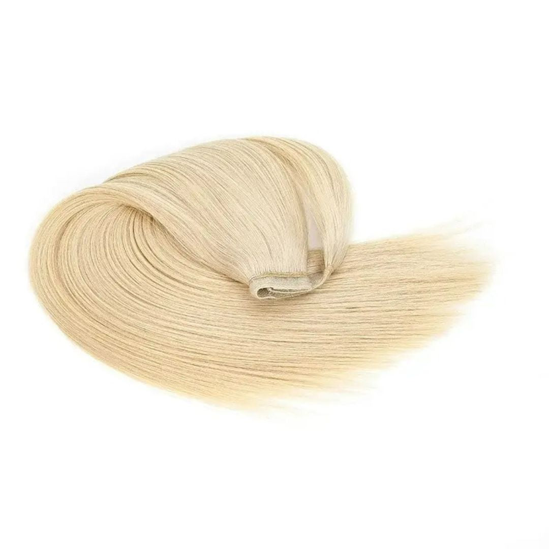 Blonde Wrap Around Ponytail