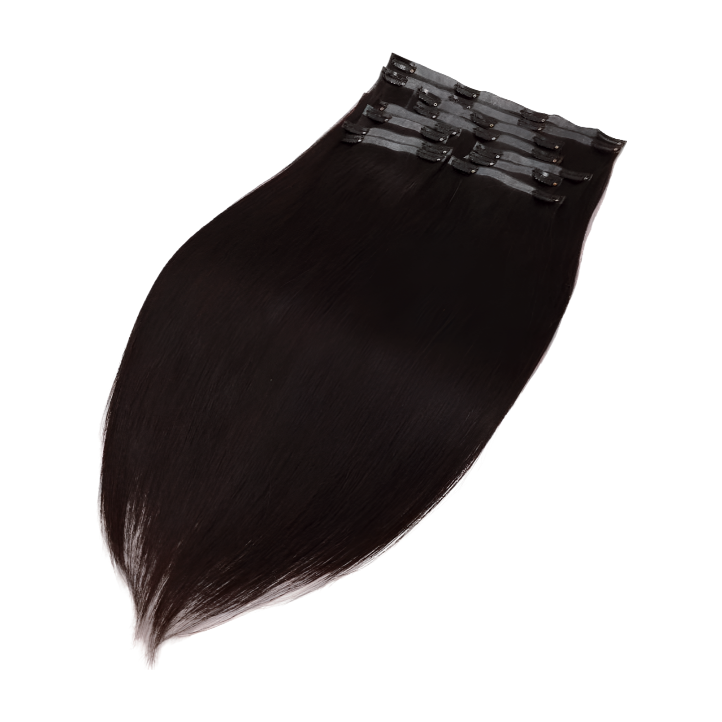 Silky Straight Seamless Clip In Hair Extensions