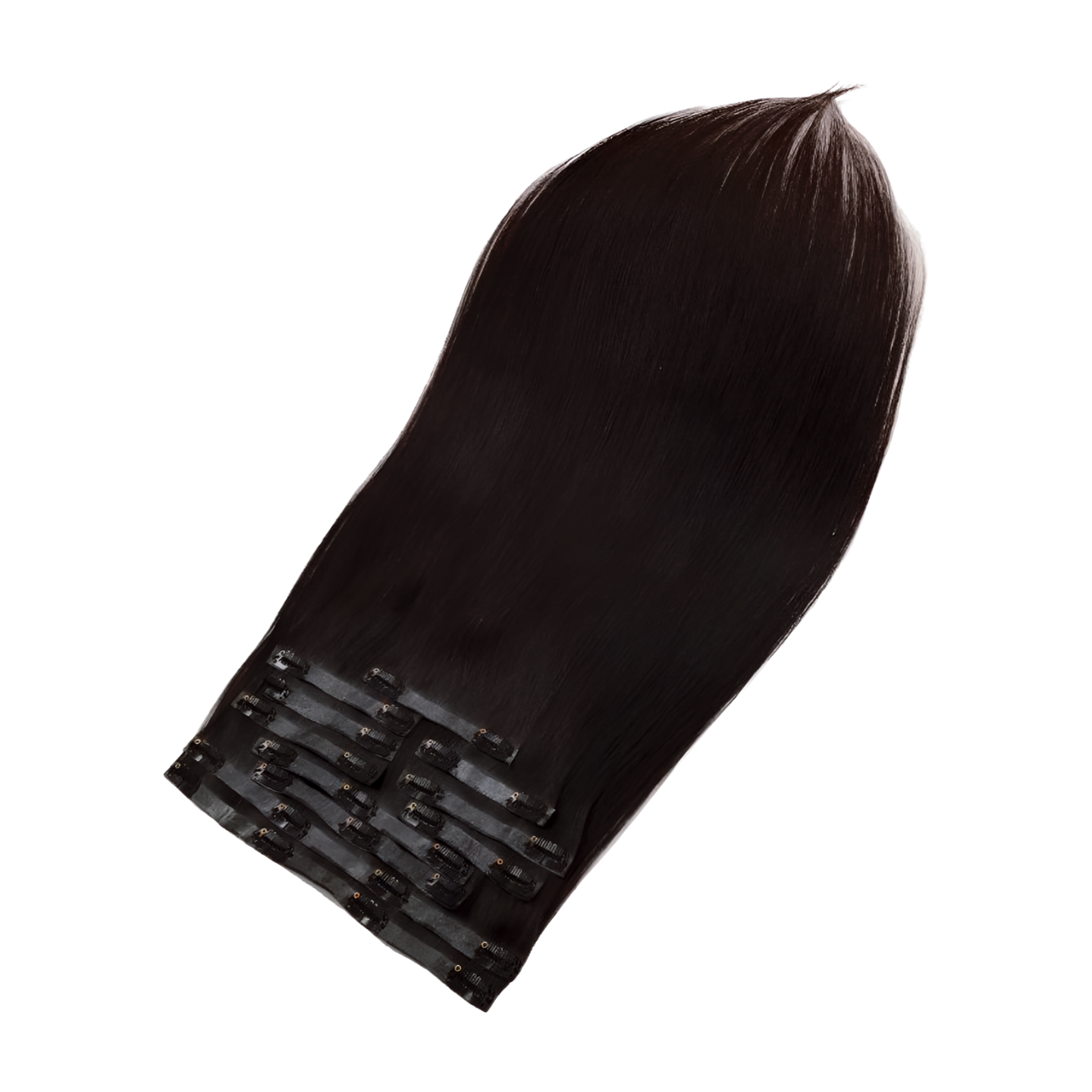 Silky Straight Seamless Clip In Hair Extensions