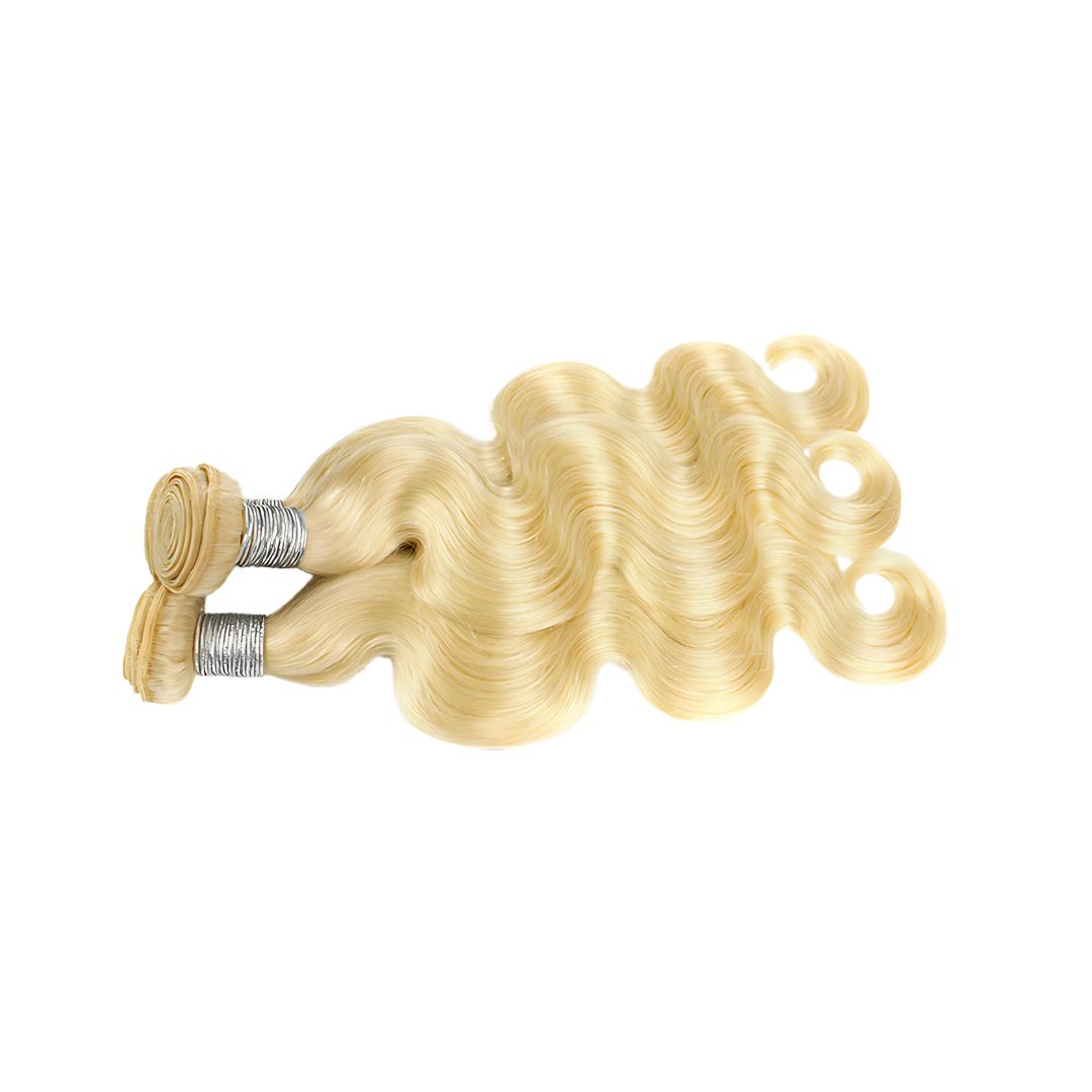 Blonde Body Wave Hair Bundled Wefts