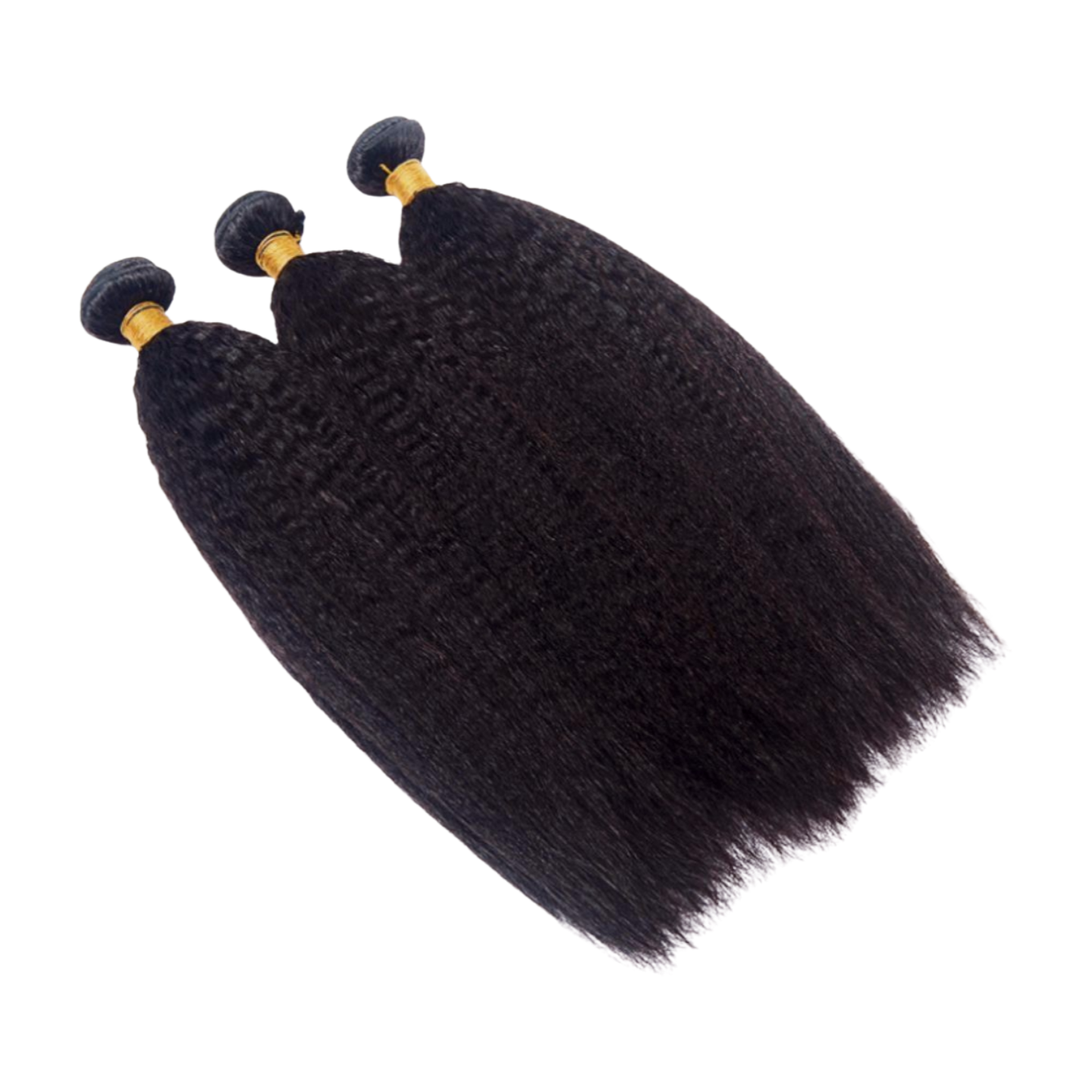 Afro Kinky Straight Hair Bundled Wefts