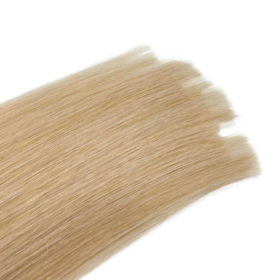 Blonde Straight Seamless Clip In Hair Extensions