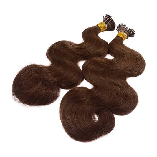 Brown Body Wave I-Tips