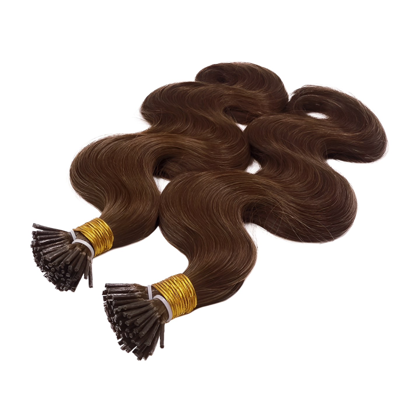 Brown Body Wave I-Tips