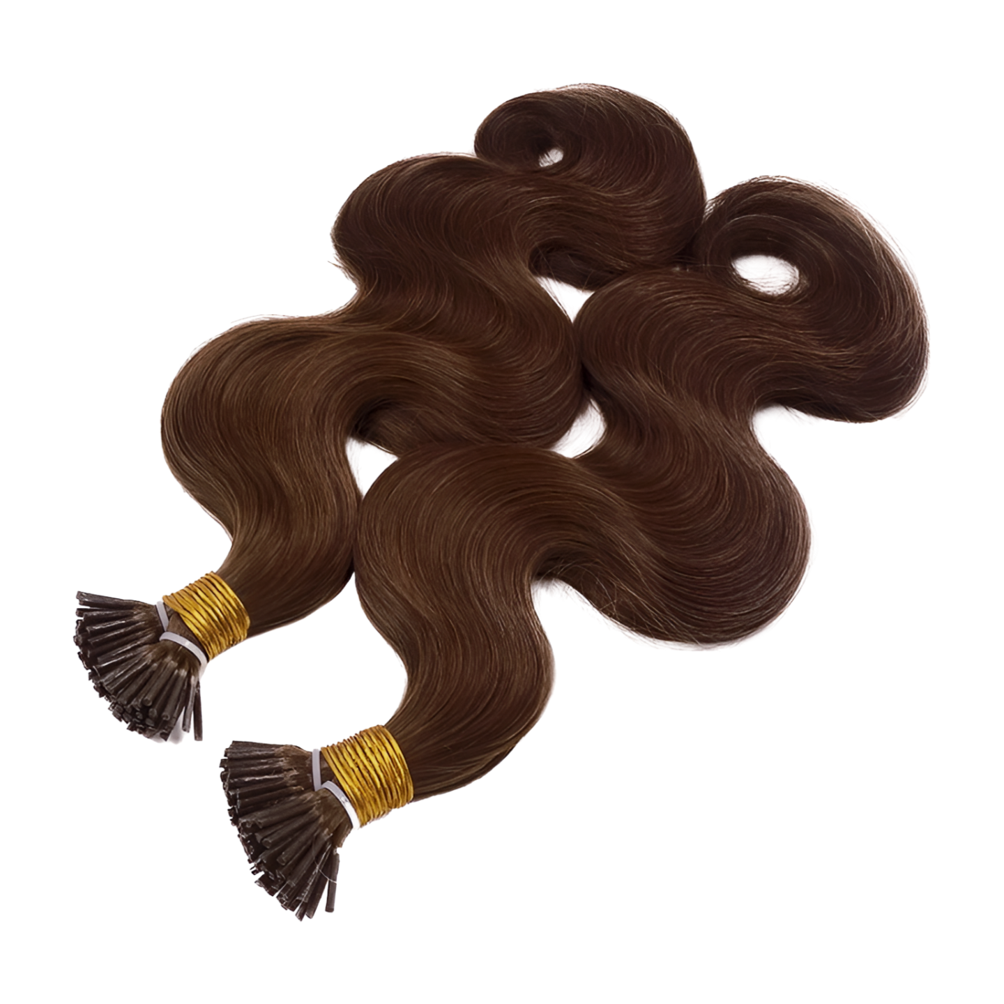 Brown Body Wave I-Tips