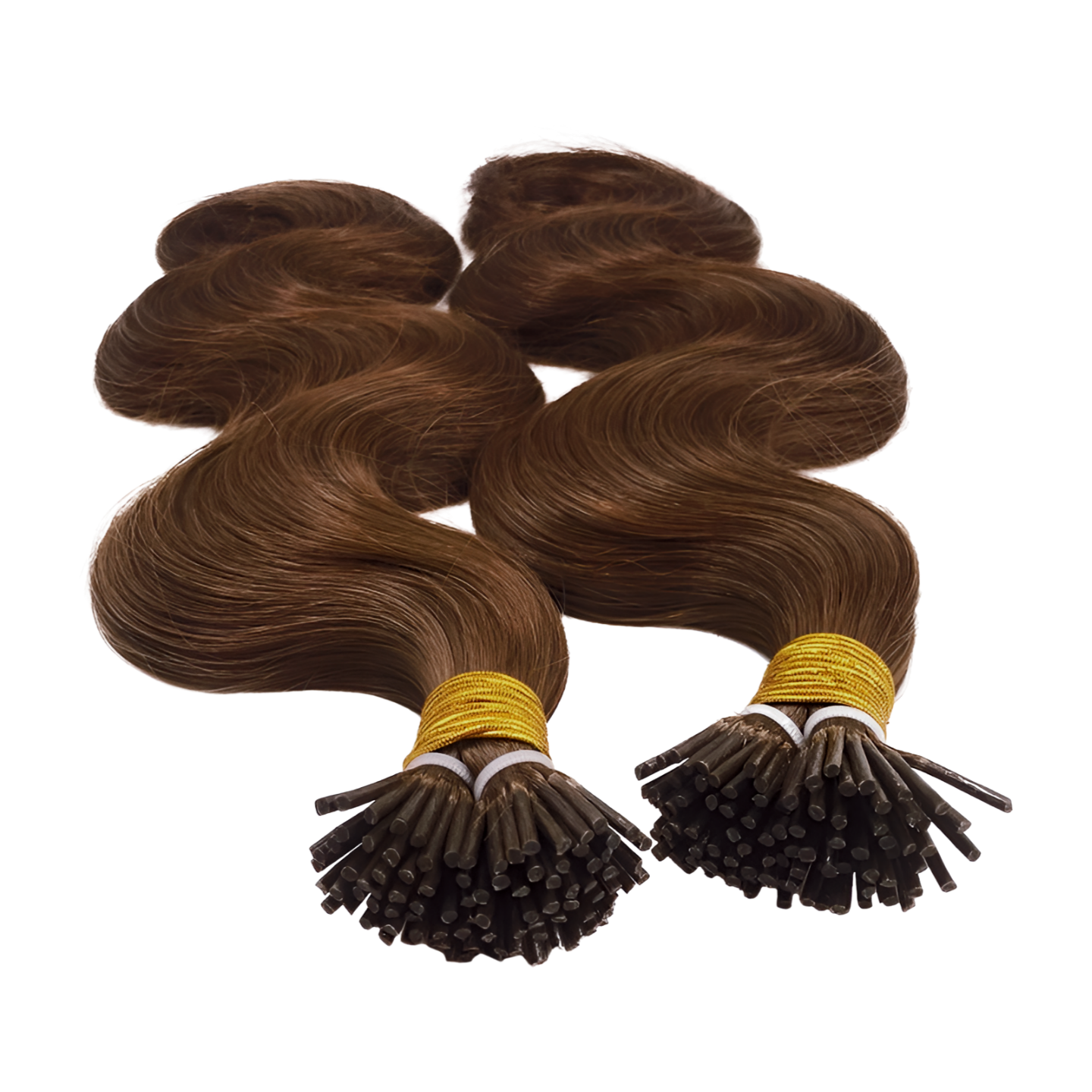 Brown Body Wave I-Tips