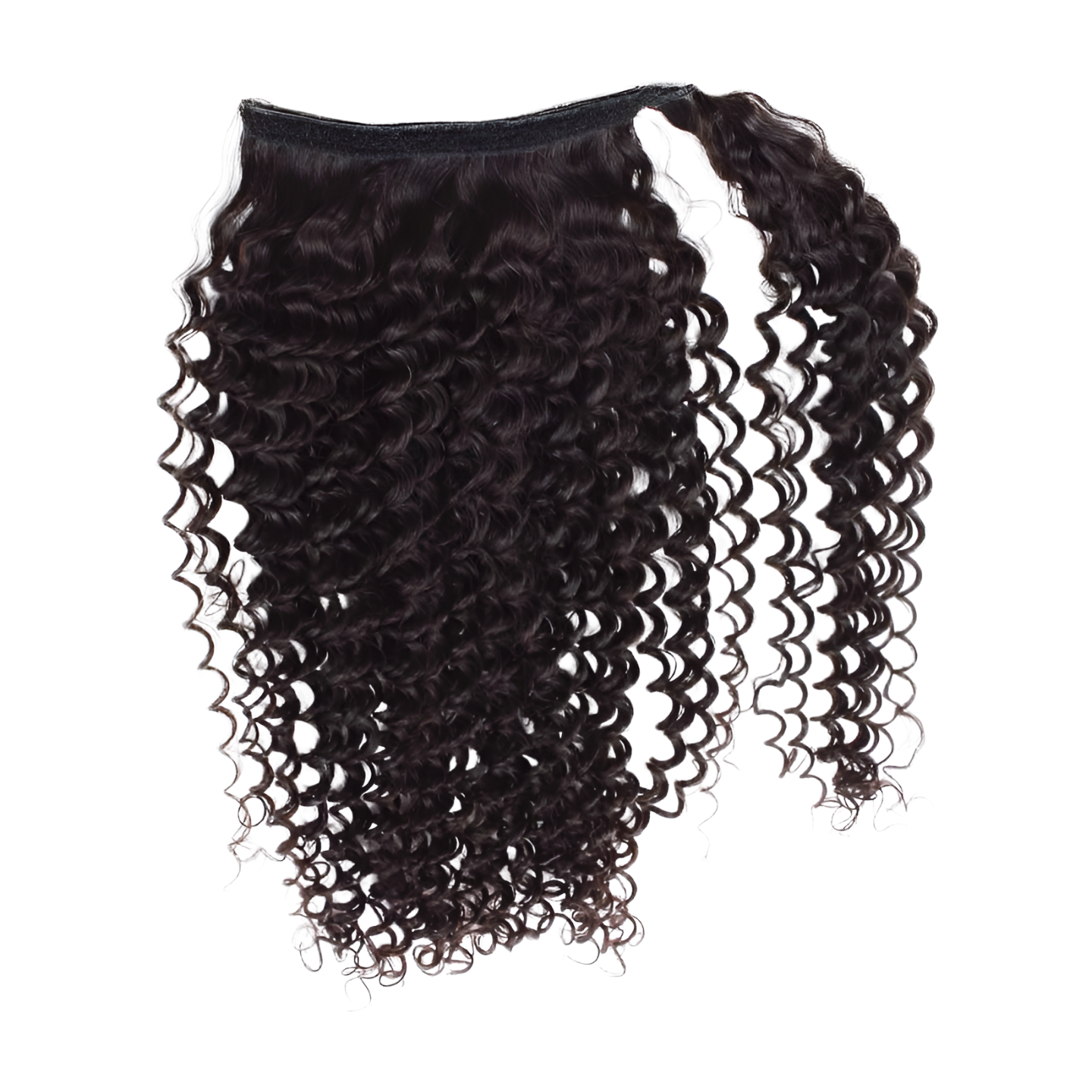Kinky Curly Wrap Around Ponytail