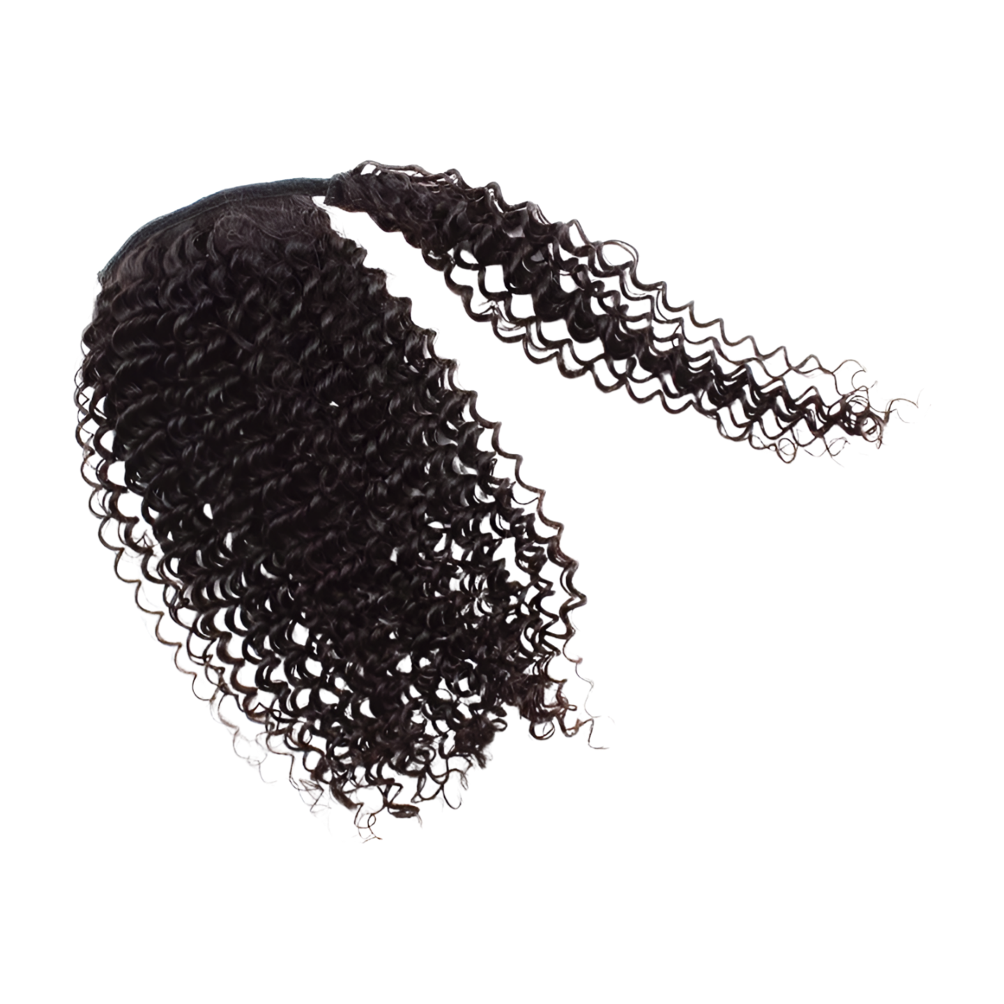 Kinky Curly Wrap Around Ponytail