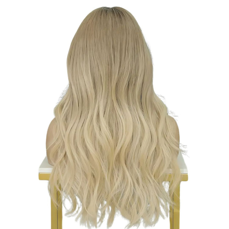 Thalia's Grace: The Long Ash Blonde Wavy Lace Front Wig