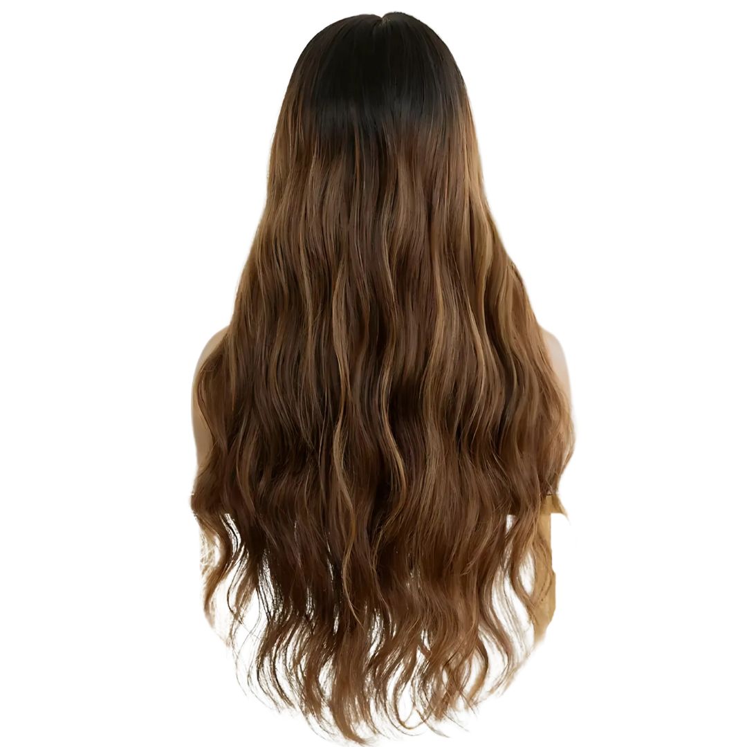 Honeyed Harmony: The Long Ombre Lace Front Wig