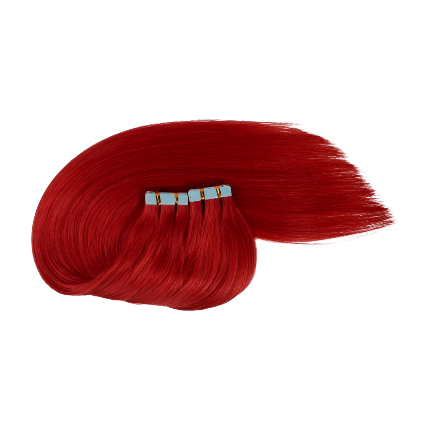 Red Straight Tape Ins