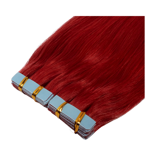 Red Straight Tape Ins
