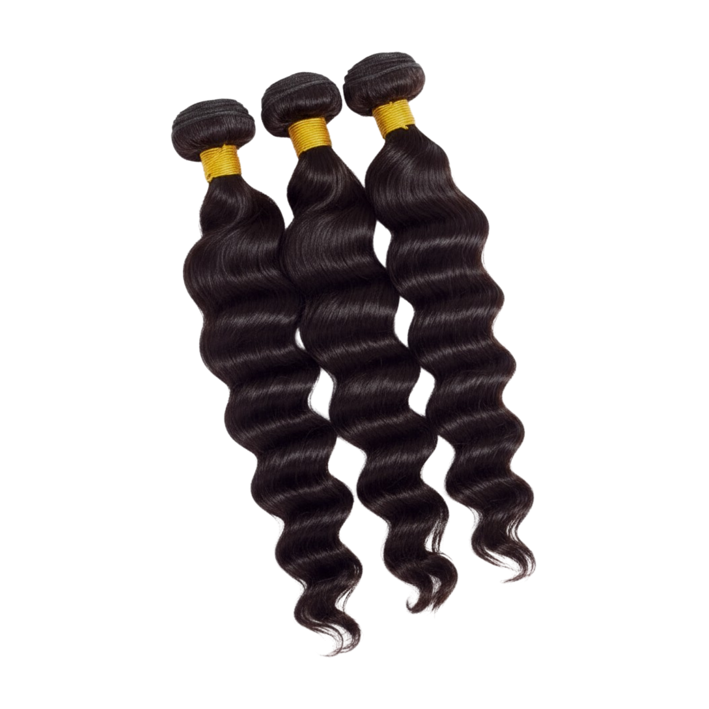 Burmese Loose Wavy Hair Bundled Wefts