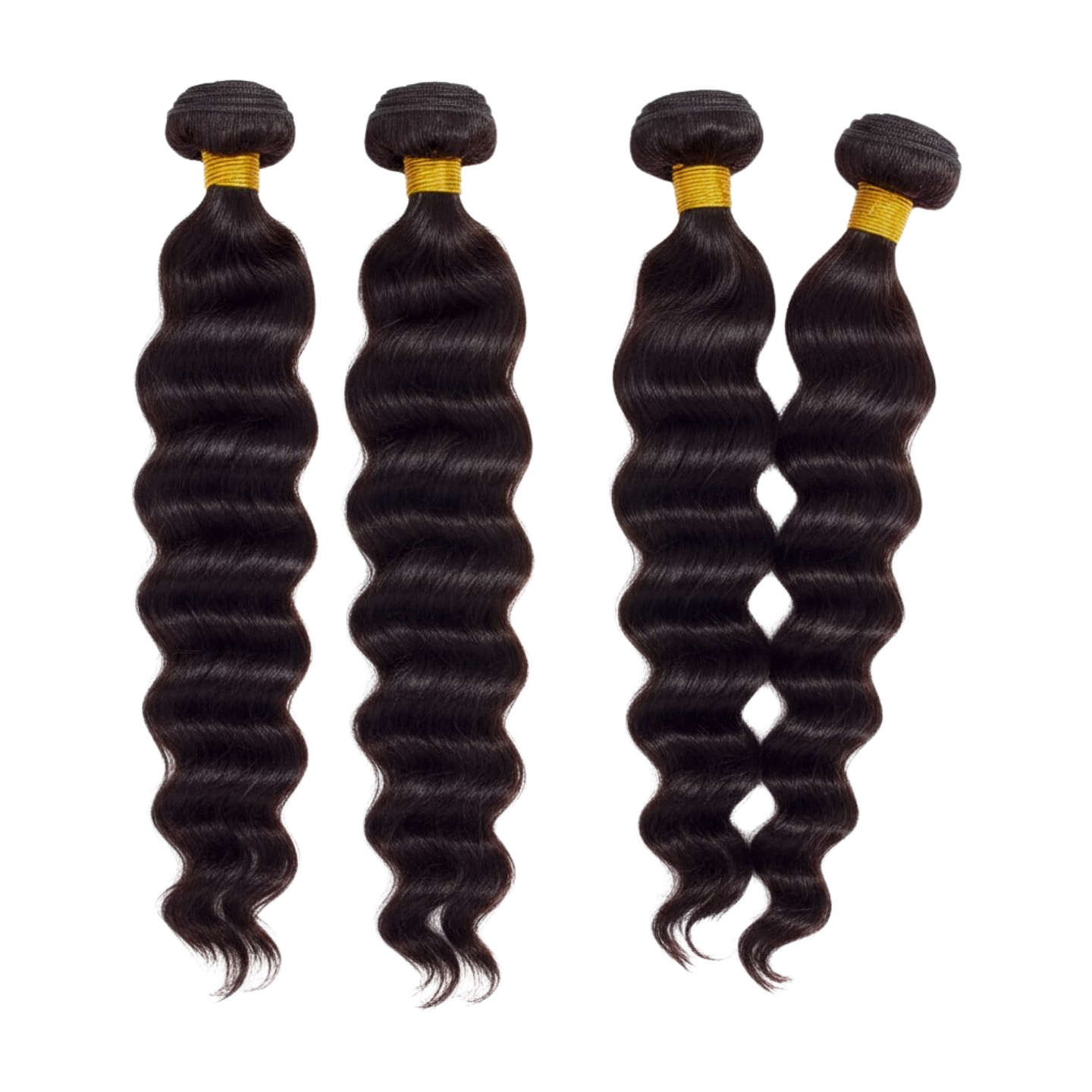 Burmese Loose Wavy Hair Bundled Wefts